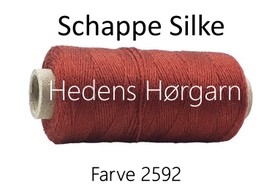 Schappe- Seide 120/2x4 farve 2592 rust rød 